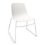 SILLA INFINITI PURE LOOP MONO | Silla | Trineo | Varios Colores | Carcasa Polipropileno | Interior Exterior - 110-5930S-BCO - Infiniti - NOGAL BEAT - Sillas