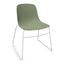 SILLA INFINITI PURE LOOP MONO | Silla | Trineo | Varios Colores | Carcasa Polipropileno | Interior Exterior - 110-5930S-VRD - Infiniti - NOGAL BEAT - Sillas