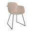SILLA INFINITI SICLA | Silla Ocasional Residencial | Base Trineo | Varios Colores | Asiento Mococarcasa | Interior - 110-6321S-SND - Infiniti - NOGAL BEAT -