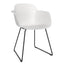 SILLA INFINITI SICLA | Silla Ocasional Residencial | Base Trineo | Varios Colores | Asiento Mococarcasa | Interior - 110-6321S-BCO - Infiniti - NOGAL BEAT -