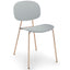 SILLA INFINITI TONDINA POP | Silla Ocasional para Sala de Estar | Base 4 Puntas | Varios Colores | Asiento y Respaldo Polipropileno | Interior - 110 - 3780A - GR - Infiniti - NOGAL BEAT - 