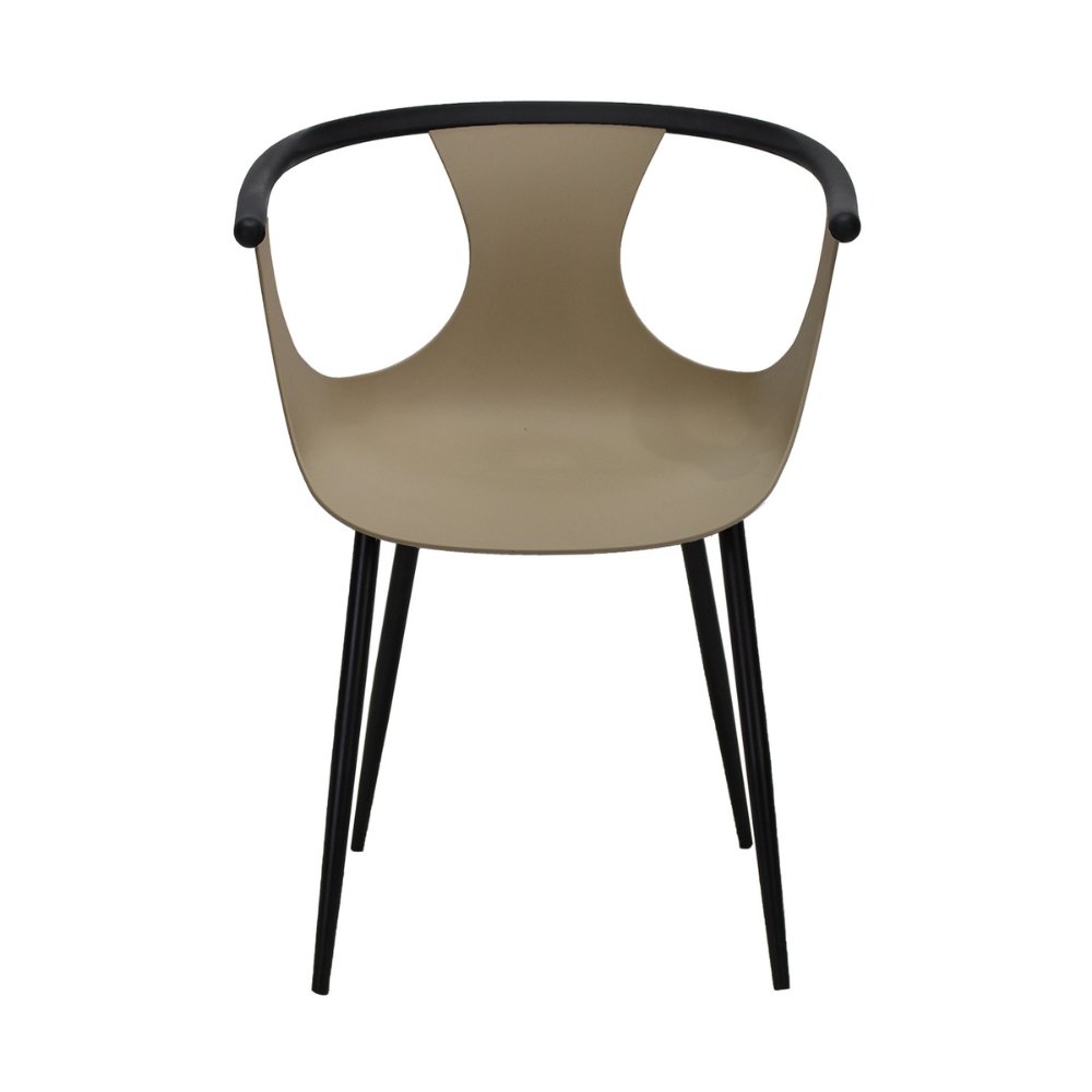 Silla comercial Kingstrong Catanzaro de polipropileno con asiento orgánico y base de cuatro patas