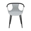 Silla comercial Kingstrong Catanzaro de polipropileno con asiento orgánico y base de cuatro patas