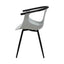 Silla comercial Kingstrong Catanzaro de polipropileno con asiento orgánico y base de cuatro patas