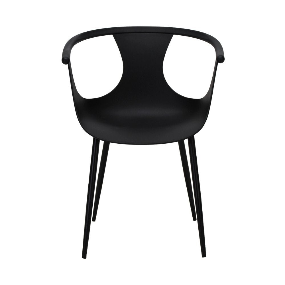 Silla comercial Kingstrong Catanzaro de polipropileno con asiento orgánico y base de cuatro patas