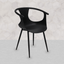 Silla comercial Kingstrong Catanzaro de polipropileno con asiento orgánico y base de cuatro patas