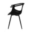 Silla comercial Kingstrong Catanzaro de polipropileno con asiento orgánico y base de cuatro patas