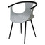 Silla comercial Kingstrong Catanzaro de polipropileno con asiento orgánico y base de cuatro patas
