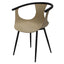 Silla comercial Kingstrong Catanzaro de polipropileno con asiento orgánico y base de cuatro patas