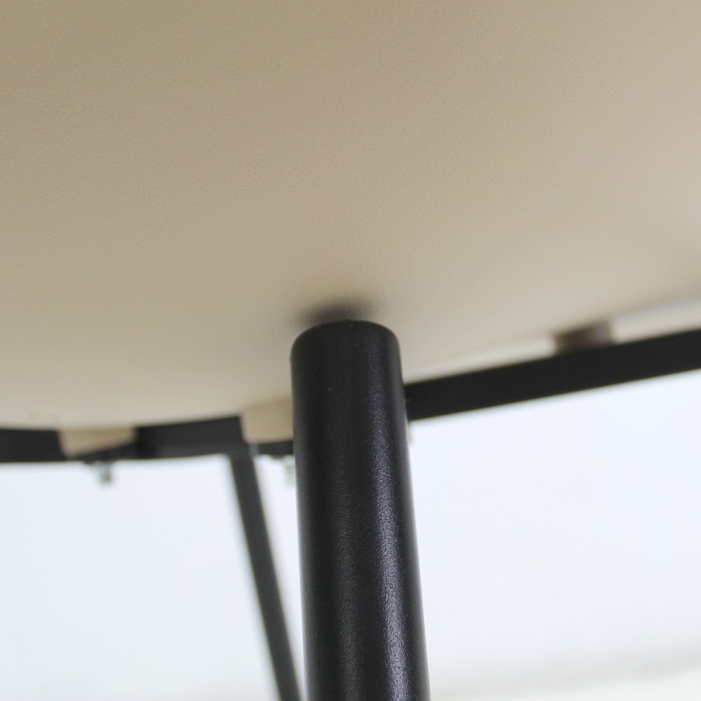Silla comercial Kingstrong Catanzaro de polipropileno con asiento orgánico y base de cuatro patas