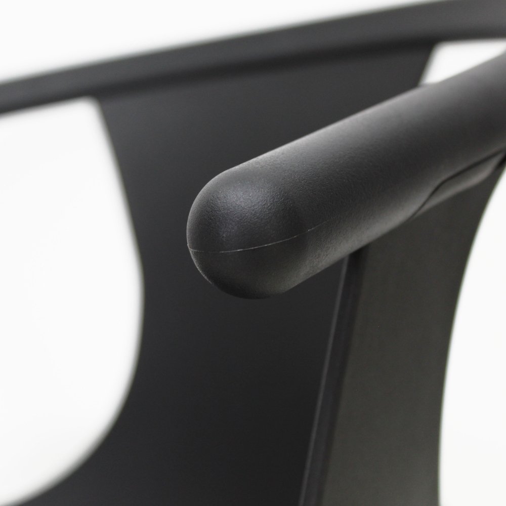 Silla comercial Kingstrong Catanzaro de polipropileno con asiento orgánico y base de cuatro patas