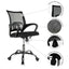 SILLA KINGSTRONG JM-107 MESH NEGRO SILL0362811 | Silla Operativa para Oficina | Tapizado Tela | Hule Espuma | Base Estrella Giratoria | Interior | Oficinas Recepción Empresa Bufete Abogados Escritorios