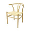 Silla comercial Kingstrong Micerino de metal con asiento en tejido de cuerda trenzada impermeable