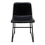 Silla Kingstrong Phoenix con asiento acojinado en tela tipo PU y base metálica mate