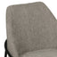Silla comercial Kingstrong Budelli tapizada con cuatro patas en acabado negro mate