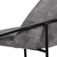 Silla comercial Kingstrong Budelli tapizada con cuatro patas en acabado negro mate
