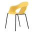 Silla - LABENZE LADY B 155-22100 - Varios Colores - Patas Tubular Acero Negro y Apilable - 155-22100 - Labenze - NOGAL BEAT - Silla Comercial Interior