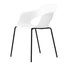 Silla - LABENZE LADY B 155-22100 - Varios Colores - Patas Tubular Acero Negro y Apilable - 155-22100 - Labenze - NOGAL BEAT - Silla Comercial Interior