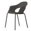 Silla - LABENZE LADY B 155-22100 - Varios Colores - Patas Tubular Acero Negro y Apilable - 155-22100 - Labenze - NOGAL BEAT - Silla Comercial Interior