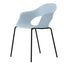 Silla - LABENZE LADY B 155-22100 - Varios Colores - Patas Tubular Acero Negro y Apilable - 155-22100 - Labenze - NOGAL BEAT - Silla Comercial Interior