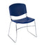 Silla de visita ALBAR A-145 CRL C con asiento y respaldo en polipropileno y estructura tubular cromada