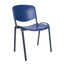 Silla de visita ALBAR A-145 estibable con asiento y respaldo de polipropileno y estructura tubular metálica