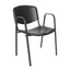 Silla de visita Albar A-150 estibable con asiento y respaldo de polipropileno y estructura tubular ovalada