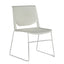 Silla comercial ALBAR A-630 con estructura de cold roll y respaldo y asiento de polipropileno