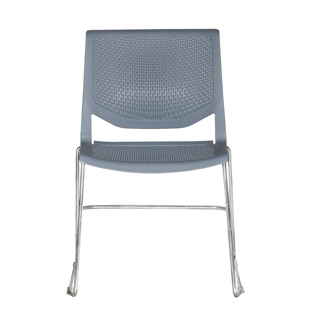 Silla comercial ALBAR A-630 con estructura de cold roll y respaldo y asiento de polipropileno