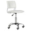 Silla de oficina secretarial Albar AD-600 tapizada en hule espuma con base cromada