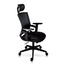 SILLA NOGAL BEAT BERLIN | Silla con Cabecera | Base Nylon | Respaldo Ajustable | Cabecera Ajustable | Asiento Tapizado | Brazos | Negro | Interior - BERLIN - MOBILIARIO EN MOVIMIENTO - NOGAL BEAT - Sillas para oficina