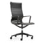 Silla de oficina directiva Nogal Beat Bogotá de respaldo alto tapizada en vinil con brazos y base de nylon