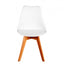 SILLA NOGAL BEAT CATARINA | Silla Ocasional Decorativa | Base 4 Puntas Madera | Varios Colores | Polipropileno Cubre Asiento en PU | Interior - SILLA CATARINA - MDO - NOGAL BEAT - Sillas
