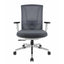 SILLA NOGAL BEAT E-11702 | Silla Gerencia | Asiento Respaldo Cabecera Polipropileno | Descansabrazos ajustable | Base Metal | Tapiz Malla | Asiento Tela | Interior - E-11702 - GERSA - NOGAL BEAT - Sillas para oficina