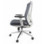SILLA NOGAL BEAT E-11702 | Silla Gerencia | Asiento Respaldo Cabecera Polipropileno | Descansabrazos ajustable | Base Metal | Tapiz Malla | Asiento Tela | Interior - E-11702 - GERSA - NOGAL BEAT - Sillas para oficina