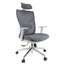 SILLA NOGAL BEAT E-12801 | Silla Gerencial | Poliuretano | Respaldo Cabecera Polipropileno | Descansabrazos | Base Metálica | Tapiz Malla | Tela | Interior - 753389315233 - GERSA - NOGAL BEAT - Sillas para oficina