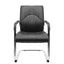 SILLA NOGAL BEAT E-2003 | Silla Directiva | Asiento Respaldo Cabecera Hule Espuma | Descansabrazos Aluminio | Base Metálica |Tapiz Vinipiel | Interior - E-2003 - GERSA - NOGAL BEAT - Sillas para oficina