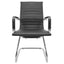 SILLA NOGAL BEAT E-3003 | Silla Directiva | Asiento Respaldo Hule Espuma | Descansabrazos Metal Vinipiel | Base Trineo | Tapiz Vinipiel | Estructura Metal | Interior - E-3003 - GERSA - NOGAL BEAT - Sillas para oficina