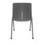 SILLA NOGAL BEAT E-50458G | Silla Comercial para Visita Sala de Espera | Concha Polipropileno | Estructura Metálica Adherente | Interior - E-50458G - GERSA - NOGAL BEAT - Sillas