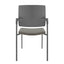 SILLA NOGAL BEAT E-50850G | Silla Visita | Respaldo Polipropileno | Tapiz Tela Vinipiel | Asiento Hule Espuma | Estructura Metal | Gris | Interior - E-50850G - GERSA - NOGAL BEAT - SIlla
