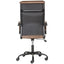 SILLA NOGAL BEAT GA - 005A | Silla Ejecutiva | Respaldo Tapiz Vinil | Hule Espuma | Brazos Tubular Acero | Pistón | Base Metal | Interior - GA - 005A - ALBAR - NOGAL BEAT - Sillas de oficina