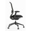 SILLA NOGAL BEAT LONDRES NEGRO EJECUTIVO | Silla Ejecutiva | Base Nylon | Respaldo Ajustable | Asiento Deslizante | Brazos | Negro | Interior - LONDRES NEGRO EJECUTIVO - MOBILIARIO EN MOVIMIENTO - NOGAL BEAT -