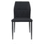 SILLA NOGAL BEAT REVOLUTION | Silla Ocasional de Comedor | Base Acero | Negro | Piel Sintética 100% Poliuretano Madera Contrachapada | Interior - 100761 - Zuo - NOGAL BEAT - Sillas