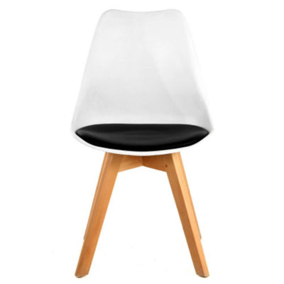 SILLA NOGAL BEAT SILLA CATARINA | Silla Tipo Eames Espacios Modernos Sofisticados | Asiento Acojinado | Varios Colores | Polipropileno | Interior - SILLA CATARINA - MDO - NOGAL BEAT - Sillas