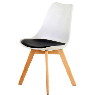 SILLA NOGAL BEAT SILLA CATARINA | Silla Tipo Eames Espacios Modernos Sofisticados | Asiento Acojinado | Varios Colores | Polipropileno | Interior - SILLA CATARINA - MDO - NOGAL BEAT - Sillas
