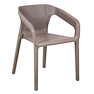 SILLA NOGAL BEAT SILLA FLORIDA | Polipropileno | Retardante UV | Varios Colores | Exterior - SILLA FLORIDA - MDO - NOGAL BEAT - Sillas