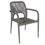 Silla de terraza Nogal Beat Zipolite con estructura de aluminio y tejido de cuerda sintética, varios colores.