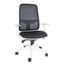 Silla ejecutiva OFFIHO BLAZE OHE-23 blanca con respaldo en malla y soporte lumbar ajustable.