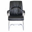 SILLA OFFIHO CIANI OHV - 308 NEGRO | Silla Visita | Diseño Ergonómico | Base Trineo | Interior | Oficina Despacho Consultorio - OHV - 308negro - OFFIHO - NOGAL BEAT - Silla para oficina