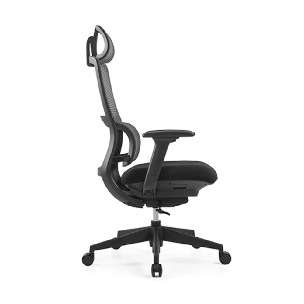 SILLA OFFIHO DILLON OHE-35negro | Silla Ejecutiva Diseño Ergonómico Oficina Operativa | Altura Ajustable | Base Estrella | Varios Colores | Malla | Interior - OHE-35negro - OFFIHO - NOGAL BEAT - Silla para oficina